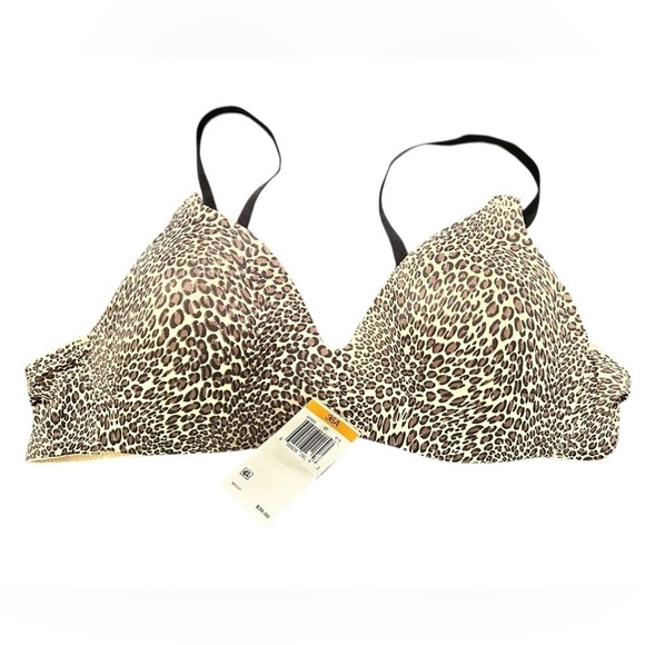Warner's Other - Warner’s Leopard Print Wireless Lightly Lined Comfort Bra 36A New with Tags